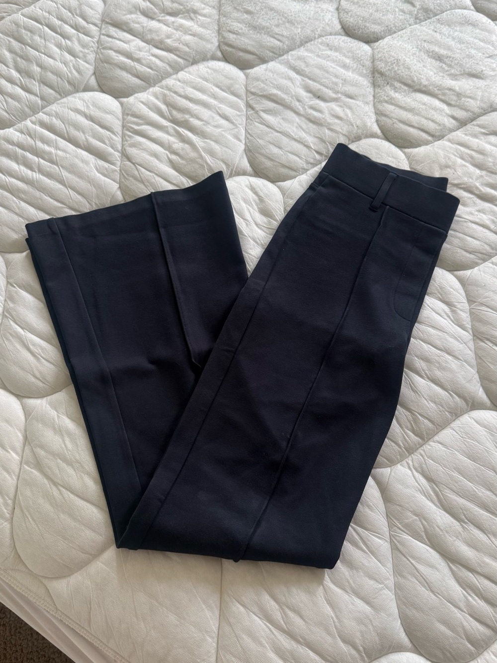 Ultra Stretch Ponte Flare Leg Pants - Picture 5 of 7